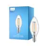Philips Corepro LED Kerze E14 Fadenlampe Klar 4.3W 470lm - 827 Extra Warmweiß | Ersatz für 40W