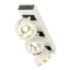 SLV Kalu Triple Wand und Deckenleuchte Aluminium Weiß 47W 3400lm - 830 Warmweiß | Dimmbar 