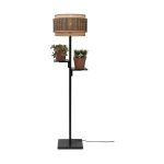 Good&Mojo Lampadaires Salon Bhutan Bambou Brun | Convient pour 1x E27 
