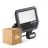 Lot 5x Ledvance Projecteur LED Aluminium Noir 41W 6000lm 100D - 840 Blanc Froid | IP65 - Détecteur de Mouvement et de Lumière - Symétrique